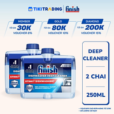 Dung Dịch Tẩy Rửa Máy Rửa Chén Bát Finish Dishwasher Deep Cleaner