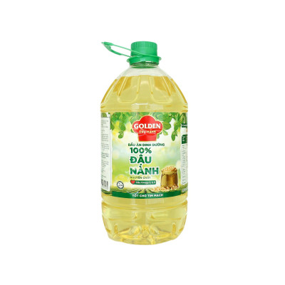 Thùng Dầu Đậu Nành cao cấp Golden 5 lít (5 lít/chai x 4 chai)
