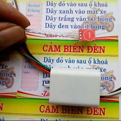 BỘ CẢM BIẾN CHẠM BẬT TẮT ĐÈN XE XUYÊN QUA NHỰA