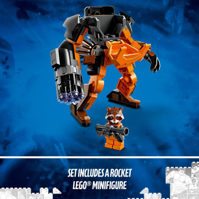 LEGO Superheores 76243 Chiến Giáp Rocket (98 Chi Tiết)