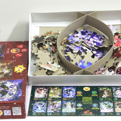 Xếp hình Tia Sáng Cung hoàng đạo lửa 45x3F (45 Mảnh Ghép x 3 hình)