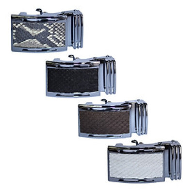 HJ9305-06-07-08 - Đầu khóa da trăn Huy Hoàng 4 phân đầu trắng màu da nguyên thủy, đen, nâu, trắng