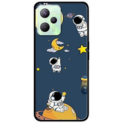 Ốp lưng dành cho Realme C35 - Realme Narzo 50A Prime mẫu Hoạ Tiết Phi Hành Trăng