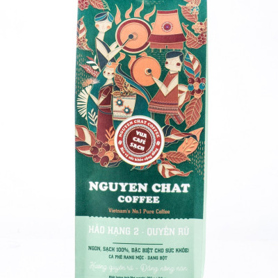 Cà phê xay nguyên chất HẢO HẠNG 2 Premium Coffee No. 2 phong cách Ý hương vị đậm đà, thơm nồng, hậu vị ngọt - 250g