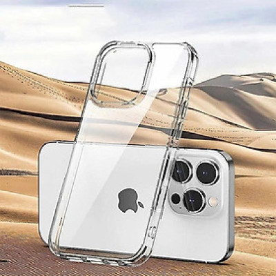 Ốp lưng cho iPhone 16 ProMax / 15Promax / 14 promax/ 13 promax/ 12 promax/ 11 promax/ Xsmax/ XS/ 8plus/ 7plus trong suốt chống ố vàng, chống sốc đệm khí cao cấp - hàng chính hãng