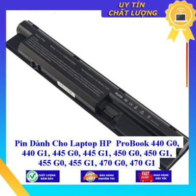 Pin dùng cho Laptop HP ProBook 440 G0 440 G1 445 G0 445 G1 450 G0 450 G1 455 G0 455 G1 470 G0 470 G1 - Hàng Nhập Khẩu  MIBAT63