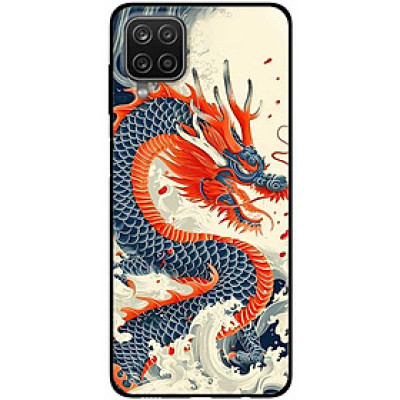 Ốp lưng cho Samsung M33 - Samsung A16 - A06 - Samsung A23 - A32 4G - A52 - Rồng Xanh Trên Biển - Hàng Chính Hãng