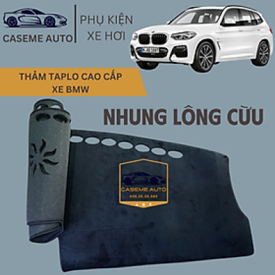 [BMW] Thảm Taplo 3 Lớp Dành Cho Các Xe Hãng BMW, Nhung Lông Cừu Cao Cấp - Hàng Chính Hãng