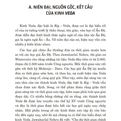 Veda Upanishad - Những Bộ Kinh Triết Lý Tôn Giáo Cổ Ấn Độ - ST