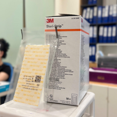 Set 3 vỉ 30 miếng dán thay chỉ khâu da 3M Steri-strip™ R1546 – Size 6mm x 100mm | Sản xuất tại Mỹ