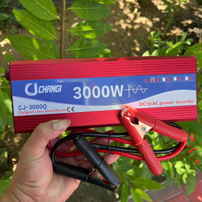 Bộ Biến Tần 12V-220V 3000W Kích Điện Inverter Sóng Sin – Hàng Loại Xịn Cao Cấp , Siêu Bền, đèn trang trí