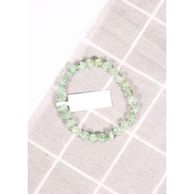 Vòng tay đá thạch anh ưu linh xanh mệnh hỏa, mộc - Ngọc Quý Gemstones