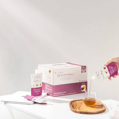 Nước tinh chất Nấm Linh Chi lên men thanh xuân Hàn Quốc - Hộp 30 gói