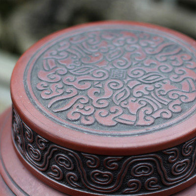 Chum sành ngâm rượu đắp nổi hoa văn cổ 5L gốm sứ Bát Tràng (bình rượu, bình ngâm rượu, chum ngâm rượu)