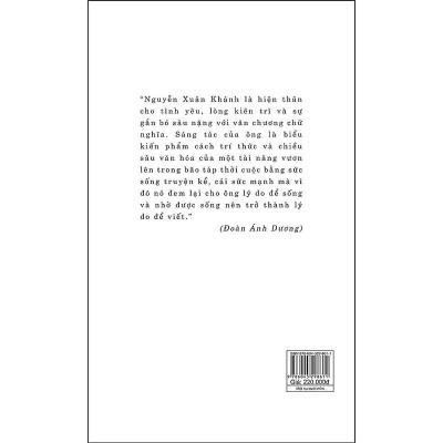 Sách - Nguyễn Xuân Khánh - Một Nụ Cười Mỉm, Một Nghiệp Văn Xuôi - NXB Phụ Nữ