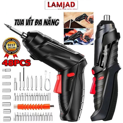 Máy Bắn VíJt Chạy Pin Cao Cấp - 47 Chi Tiết Đa Năng, Chất Lượng Loại Tốt, ĐÈN TRANG TRÍ