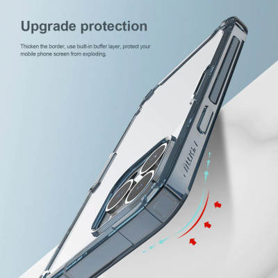 Ốp lưng dành cho  iPhone 14 Pro Max Nillkin trong suôt- hàng chính hãng
