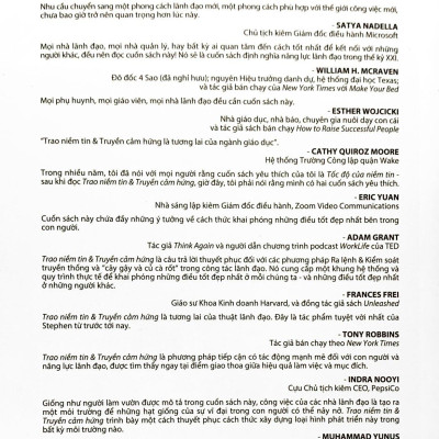 Trao Niềm Tin Và Truyền Cảm Hứng - Trust And Inspire