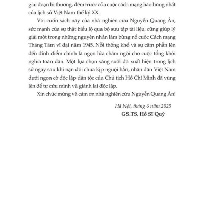 Sự thật về nạn đói năm 1945 (Qua tư liệu và ký ức lịch sử) bản in 2025