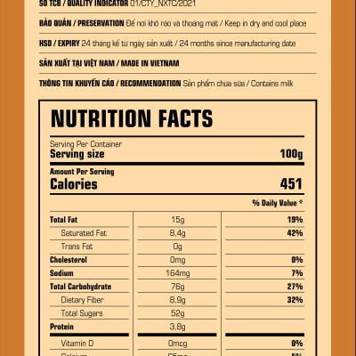 Combo 3 hộp cà phê Cappuccino hòa tan The Coffee Factory (Hộp 15 gói x 16g)