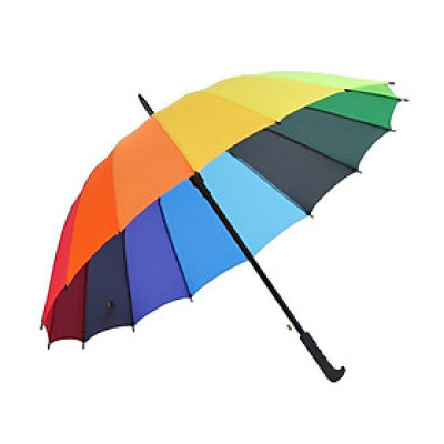 Dù Che Nắng Mưa 7 Màu Cầu Vòng Rộng 95cm