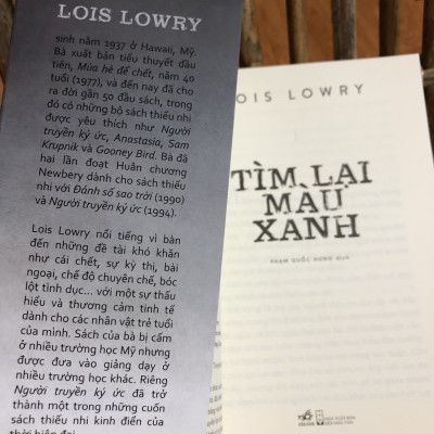Combo Người Truyền Ký Ức + Tìm Lại Màu Xanh (Lois Lowry) - An Nam Thư Quán