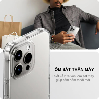 Ốp lưng trong suốt chống sốc cho iPhone 13 6.1 inch hiệu Likgus Thom Browne (bảo vệ toàn diện, chất liệu cao cấp, thiết kế thời trang) - hàng nhập khẩu