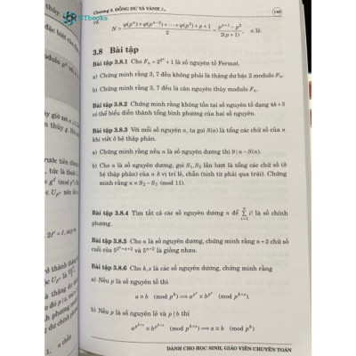 Sách Bài giảng số học dành cho học sinh, giáo viên chuyên toán - Dương Thái Bảo