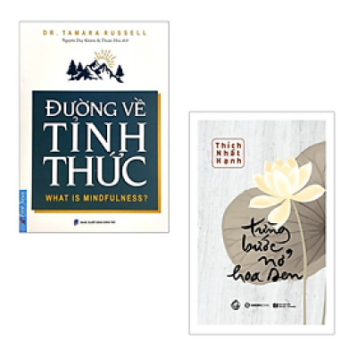 Combo 2 Cuốn Tôn Giáo Tâm Linh Hay- Đường Về Tỉnh Thức+Từng Bước Nở Hoa Sen