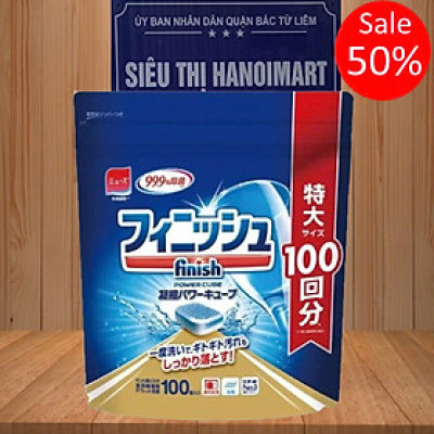 Viên rửa bát Finish Power Essential 100 Viên (Hương Chanh) - 6 chức năng