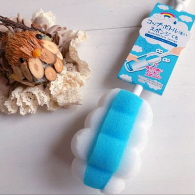 Combo 02 Dụng cụ rửa chai lọ, bình sữa có đầu mút - Nội địa Nhật Bản