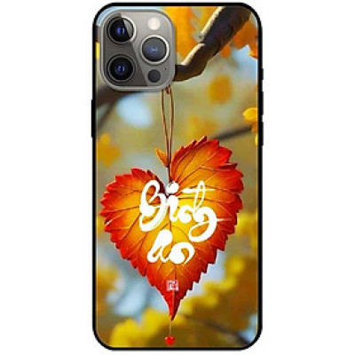 Ốp lưng cho IPhone 12 - 12 Pro - 12 Pro Max - 13 Mini - 13 - 13 Pro - 13 Pro Max - Lá Bình An - Hàng Chính Hãng