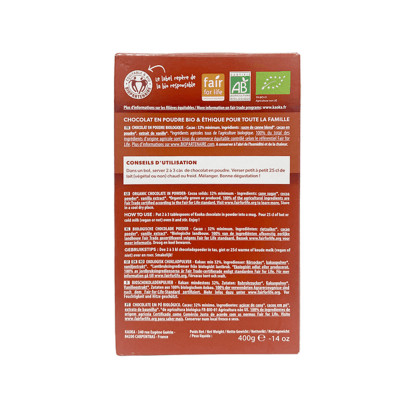 Bột ca cao hữu cơ Kaoka 400g