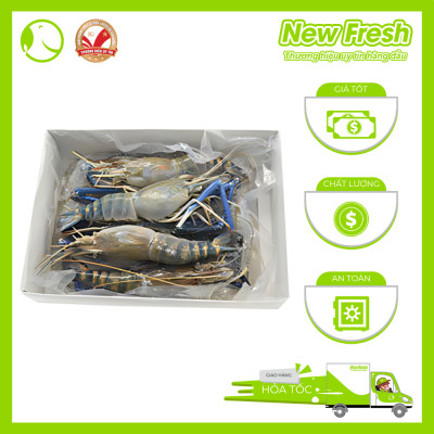 [GIAO NHANH HCM] Tôm Càng Xanh Đông Lạnh - Túi 1Kg (9-10 con)