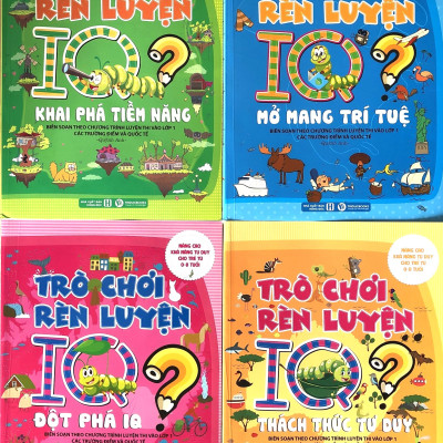 Combo Trò Chơi Rèn Luyện IQ (Trọn Bộ 4 Cuốn)