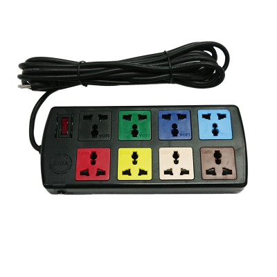 Ổ cắm kéo dài đa năng LiOA 8 ổ cắm (8D33N 8D33WN)