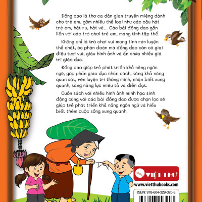 Đồng dao cho Bé - Thế giới quanh ta và cuộc sống động vật, thực vật quanh bé - Bé Từ 3+ trở lên (Cho bé tập nói)