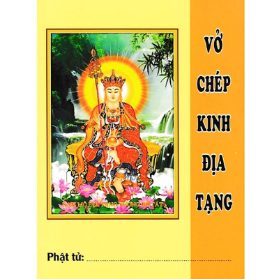 Sách - Combo 2 Cuốn: Kinh Địa Tạng Bồ Tát Bổn Nguyện + Vở Chép Kinh Địa Tạng - Chính Thông Book