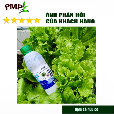Phân đạm cá hữu cơ Hyfish PMP cho rau sạch, hoa, cây cảnh, cây ăn trái (01 lít)