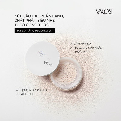 Phấn phủ bột siêu mịn VACOSI FLASO LOOSE POWDER - VP11