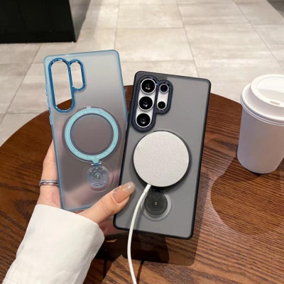 Ốp Chống Sốc Cho Samsung S25 Ultra S24 Ultra / S23 Ultra / S23 Plus / S22 Ultra / S22 Plus / S21 Ultra Từ Tính Xoay 360