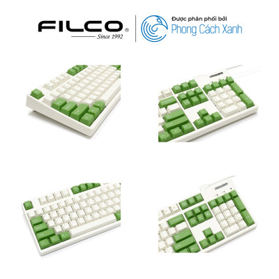 Bàn phím cơ Filco Majestouch Convertible 3X Matcha - Fullsize - Hàng Chính Hãng