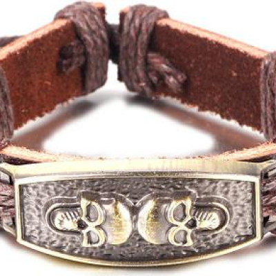 Vòng tay nam hai đầu lâu