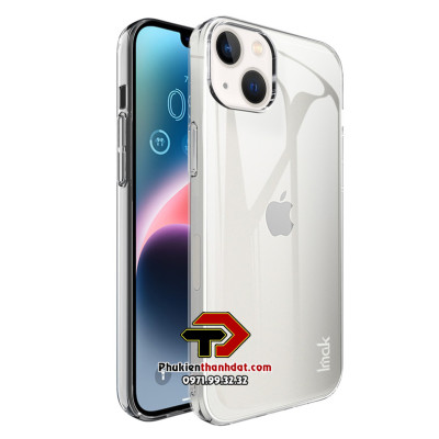 Ốp lưng trong suốt cho iPhone 14 Plus chính hãng IMAK phủ nano không ố màu - Hàng chính hãng