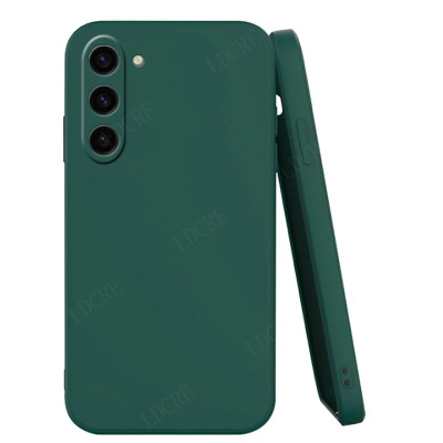 Ốp lưng silicon case cho Samsung Galaxy S23 FE mỏng 0.3mm chống bám bẩn mặt lưng siêu mềm mịn, có gờ bảo vệ camera - hàng nhập khẩu