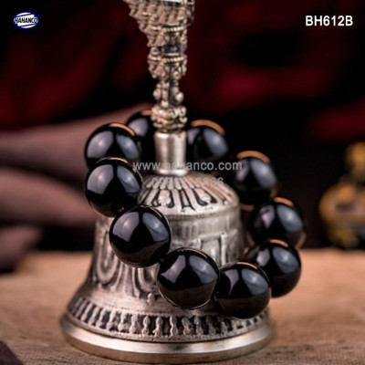 Vòng tay sừng trâu đen phong thuỷ (BH612B) Tâm Linh - Bình An - Tài Lộc - Bracelet of HAHANCO