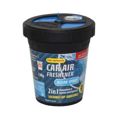 Sáp thơm khử mùi giảm Say Xe ô tô Korea 130Gr (Nhiều mùi)