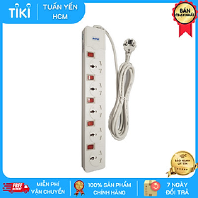 Ổ cắm nối dài MPE - 3 Mét - 2500W - AM5S 