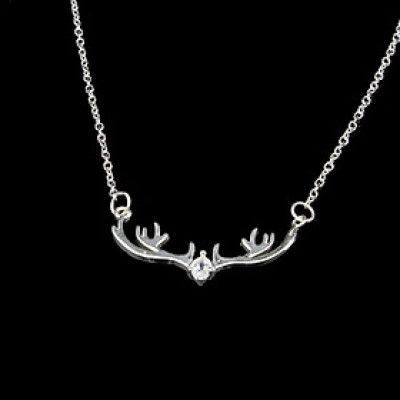 Dây Chuyền Nữ Bạc Hiểu Minh DMD419 Sừng Hươu