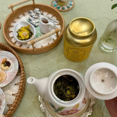 Royal camellia chrysantha Oolong Tea/ Trà Oolong hoa vàng Cung Đình 100g